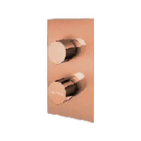 Colston 3 Way Thermostatic Diverter RG MADRID ROSE GOLD - Rose Gold ...