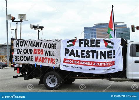 Free Palestine march editorial image. Image of westwood - 218814790