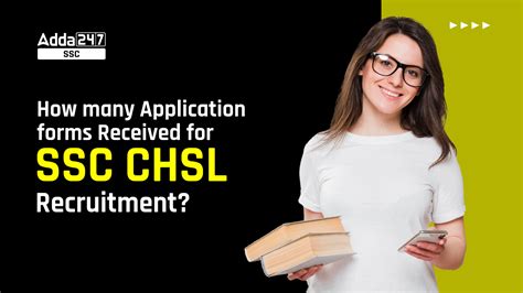 How many application form Received for SSC CHSL Recruitment?