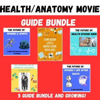 Health/Anatomy Movie Guide Bundle (Growing Bundle) by Movie Day Madness
