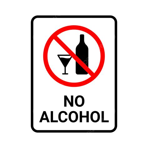 No Alcohol Sign