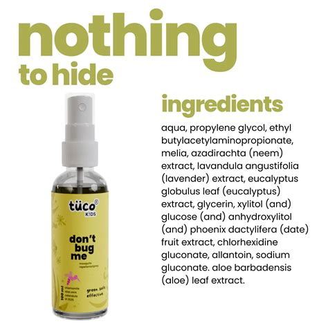 Tuco Kids Don’t Bug Me Mosquito Spray | Natural, Safe & Long-Lasting ...