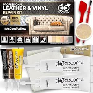 COCONIX Leather Repair Kit for Furniture, Vinyl, Car Seats & Interior ...