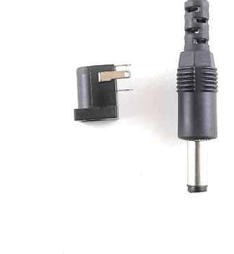 SOOTRA Combo of 12V 3A Plastic Male Plugs + Female Socket PCB Mount ...