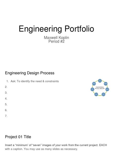 Image result for Engineering Portfolio Example