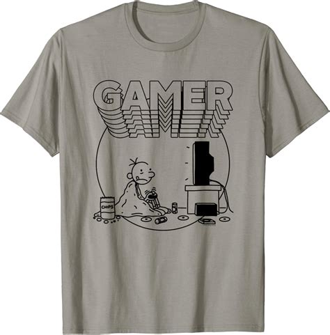 Diary of a Wimpy Kid Gamer Circle Frame T-Shirt India | Ubuy