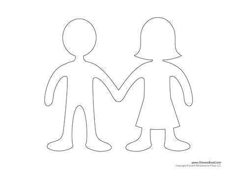 Printable Paper Doll Templates | Make Your Own Paper Dolls