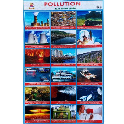 Pollution School Project Chart Stickers - Clickere