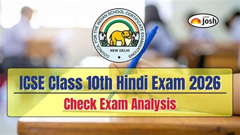 ICSE Class 10th Hindi Exam Analysis 2026: Check Difficulty Level and ...