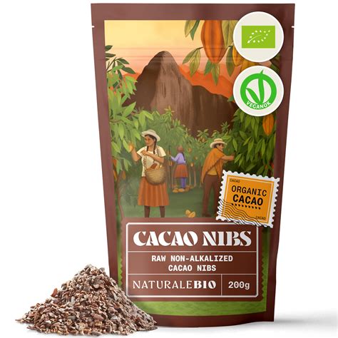 Organic Raw Cocoa Nibs | NaturaleBio