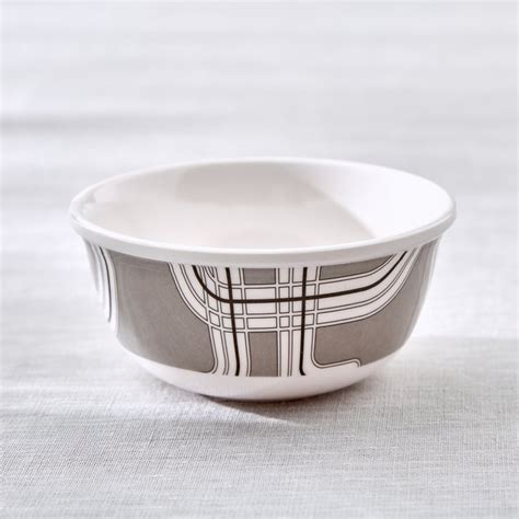 Buy Meadows Monochrome Melamine Printed Katori - 250ml from Home Centre ...