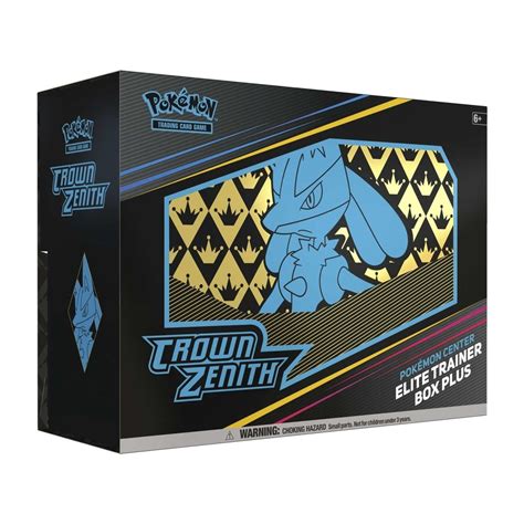 Pokémon TCG: Crown Zenith Pokémon Center Elite Trainer Box Plus ...