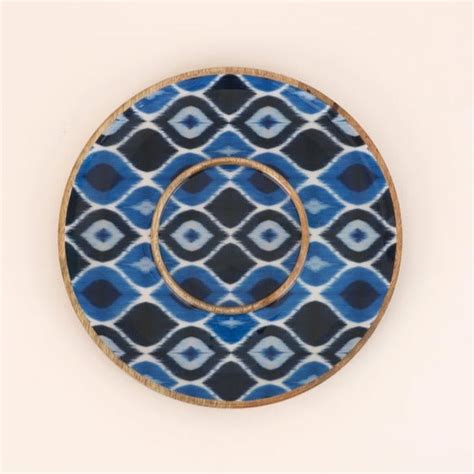 Wooden Chip & Dip Platter - Rustic Charm and Practicality