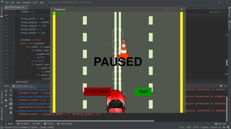 Image result for Simple Dodge Game Python