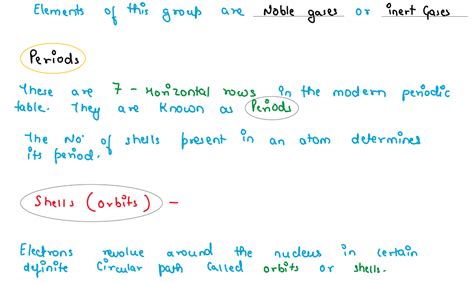 Class 9 ICSE Chemistry Chapter Periodic Table Important notes