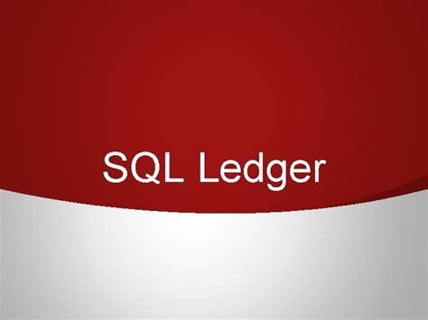 Image result for SQL Ledger Accounting Software