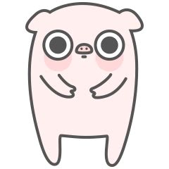 小猪猪wink 微信表情_hope和名字很像-站酷ZCOOL