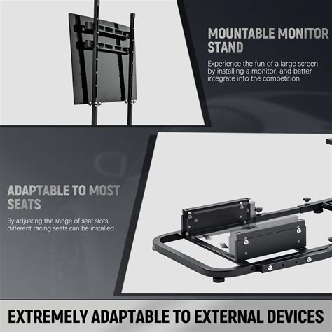 Marada Racing Simulator Cockpit with TV Bracket India | Ubuy