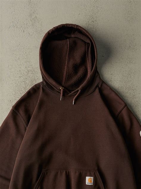Vintage Y2K Brown Carhartt Hoodie (XL/XXL) – Rebalance Vintage