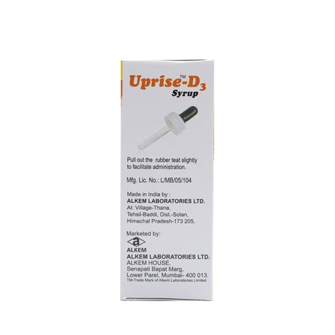 Uprise-D3 Syrup 30 ml Price, Uses, Side Effects, Composition - Apollo ...