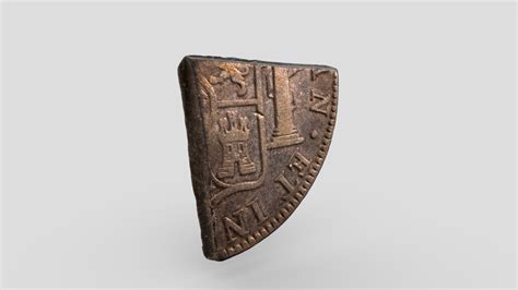 Spanish Piece Of Eight - 3D model by battlefields [6e424db] - Sketchfab