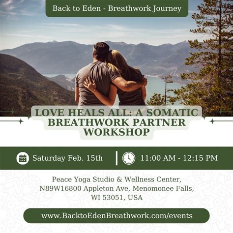 Love Heals All: A Somatic Breathwork Partner Workshop Tickets, Peace ...