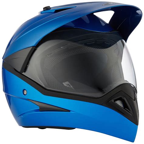 Studds Motocross Full Face Helmet with Visor (Flame Blue, Medium ...
