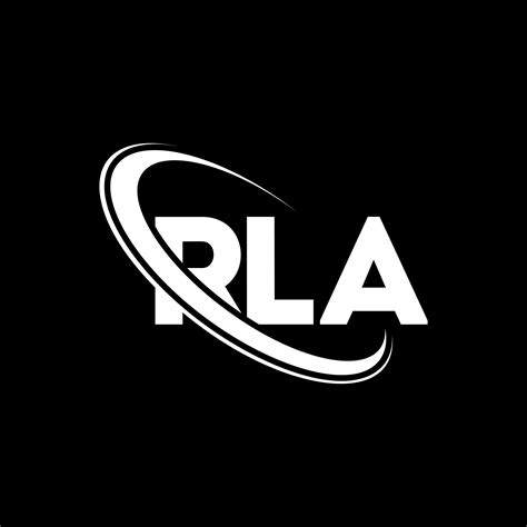 logotipo de rla. letra rla. diseño del logotipo de la letra rla ...