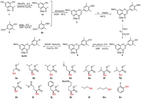 Synthesis of Flavone Derivatives via N-Amination and Evaluation of ...