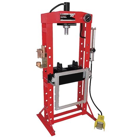 American Forge & Foundry Super Duty Shop Press, 20 Ton Capacity, Double ...