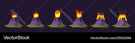 Image result for Animation of Exploding Volcano