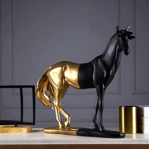 Buy ARTFLOW® Horse Walking Showpiece Statue (44 cm x 13 cm x 39 cm ...