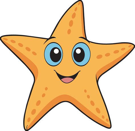 star fish clip art illustration Art isolated white background 52960333 ...