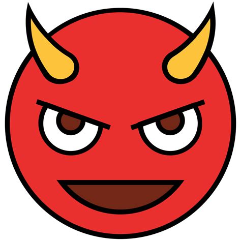 Cartoon, devil, emoji, emotion, evil, face, smiley icon - Download on ...