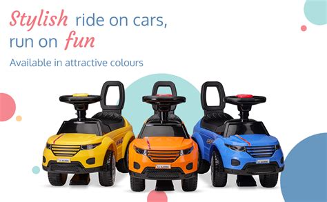 LuvLap Starlight Ride on & Car for Kids with Music & Horn Steering ...