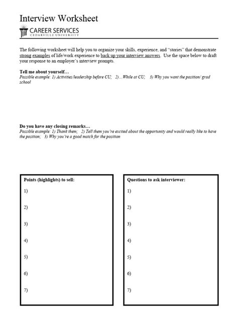 Customer Interview Worksheet 的图像结果