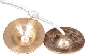 mPix Original Brass (Pittal) Brass Manjeera /Manjira Musical Instrument ...