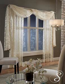 Scarf Valances For Living Room by Softline Home Fashions Palazzo Scroll Drapes With Scarf Scarf Valances For Living Room