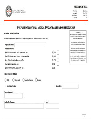 Fillable Online SIMG Assessment fees for Website DRAFTv4 Fax Email ...