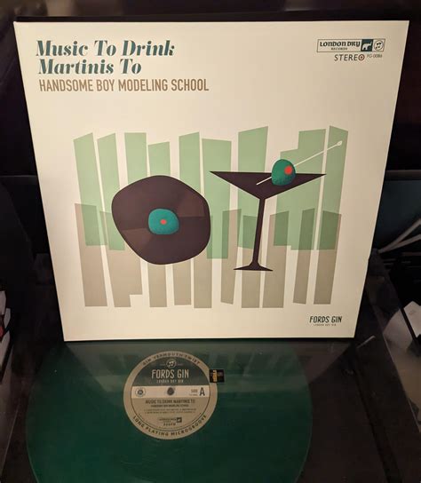 Music and martinis. More albums need to come with a free bottle of gin ...