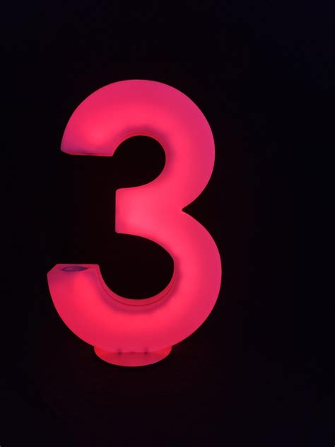 Image result for LED Numbers Three