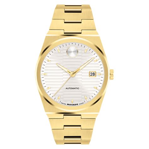 Movado Bold Quest Men Automatic White Dial Analog Stainless Steel Watc ...