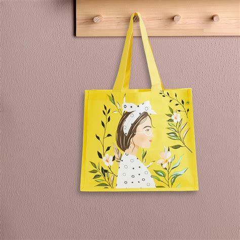 Buy Minerals Printed Tote Bag from Home Centre at just INR 399.0