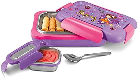 JAYPEE Missteel Hello Kitty Lunch Box Plastic with Inner Stainless ...