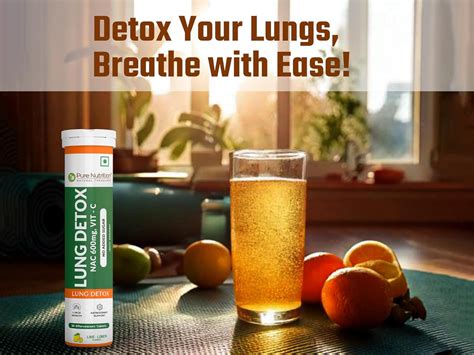 Buy Pure Nutrition Lung Detox Effervescent Tablet - Lime Lemon Flavour ...