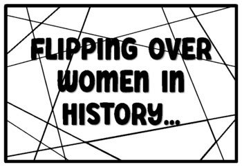 FLIPPING OVER WOMEN IN HISTORY... Women's History Coloring Pages school ...