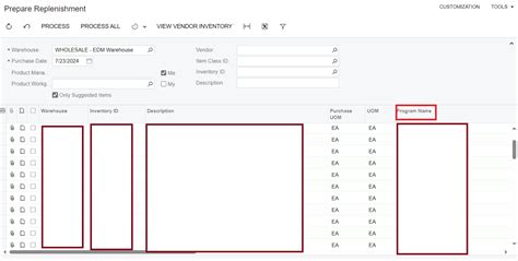 Acumatica Sampling Plan Detail 的图像结果