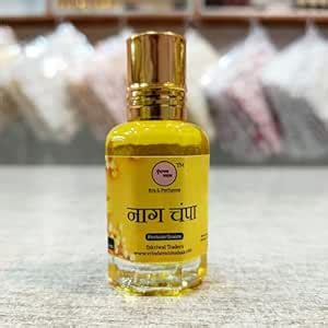 Naag Champa Roll On Attar by Vrindavan Mahak | 12ml Floral-Woody Aroma ...