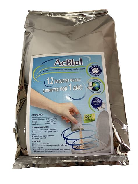 Buy Acbiol Sólido Enzimas y Bacterias, Líquido Biodigestores Y Fosas ...