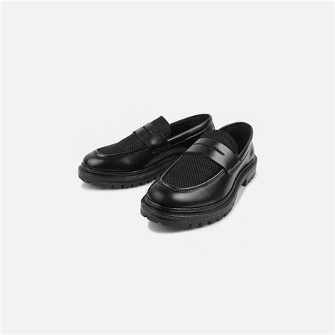 Buy Chunky Loafers & Black Mesh Loafers | Men's Chunky Loafers| IKOHO ...